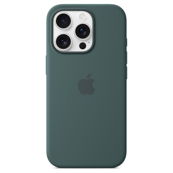 Apple Coque en silicone MagSafe Apple iPhone 16 Pro - Lake Green