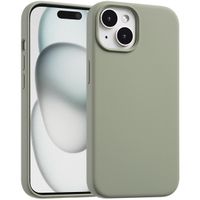 Accezz Coque Liquid Silicone avec MagSafe Apple iPhone 15 - Cooper Green