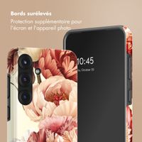Selencia Coque arrière Vivid Samsung Galaxy S25 - Vintage Peony