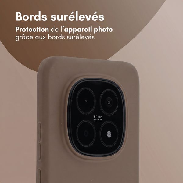 imoshion Coque Couleur Xiaomi Redmi Note 15 Pro Plus (5G) - Marron