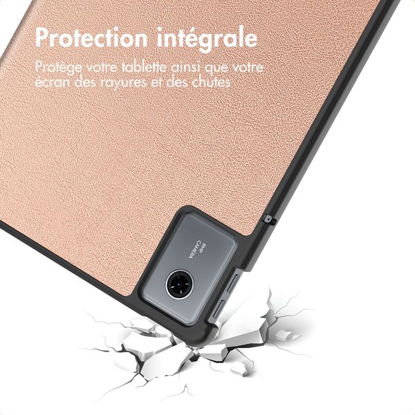imoshion Coque tablette Trifold Lenovo Idea Tab - Rose Gold