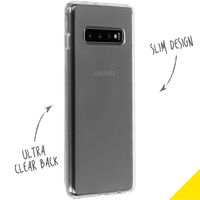 Accezz Coque Clear Samsung Galaxy S10 Plus - Transparent