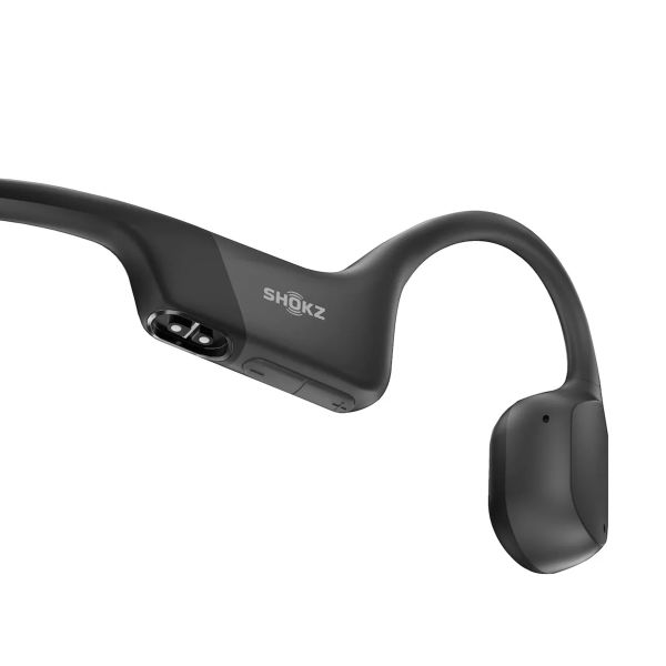 Shokz OpenRun - Modèle standard - Écouteurs sans fil Open-Ear - Conduction osseuse - Black