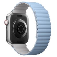 Uniq Bracelet double face Revix Apple Apple Watch Series 1 á 9 / SE (38/40/41 mm) | Series 10 (42 mm) - Blanc/Bleu