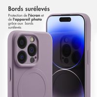 imoshion Coque Couleur avec MagSafe iPhone 14 Pro - Violet