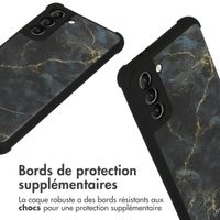 imoshion Coque Design avec cordon Samsung Galaxy S21 - Black Marble