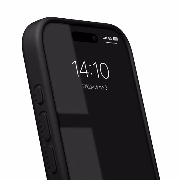 iDeal of Sweden Coque en silicone avec MagSafe Apple iPhone 17 - Black