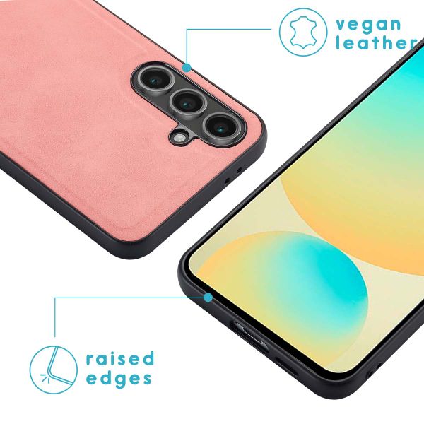 imoshion Etui de télephone luxe 2-en-1 amovible Samsung Galaxy S24 FE - Rose