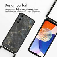 imoshion Coque Design avec cordon Samsung Galaxy A14 (5G/4G) - Black Marble