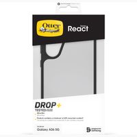 OtterBox Coque arrière React Samsung Galaxy A36 - Clear / Black