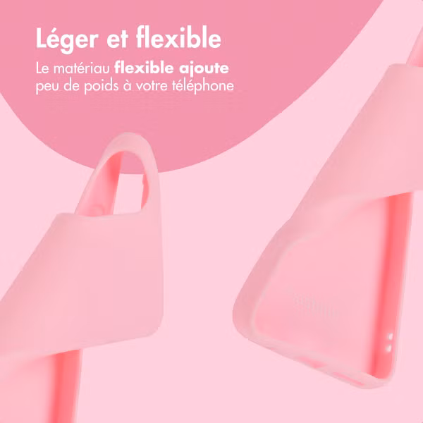 imoshion Coque Couleur Motorola Moto G05 / E15 - Bubblegum Pink