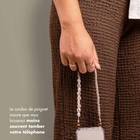 Selencia Ensemble de cordons pour téléphone avec perles et élastiques - Greige