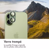 imoshion Protection Caméra en verre trempé 2 Pack Apple Apple iPhone 17 - Sage Green