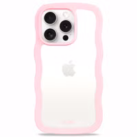 Holdit Coque Wavy Apple iPhone 14 Pro - Transparent / Pink