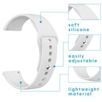 imoshion Bracelet silicone Amazfit GTS / BIP - Blanc