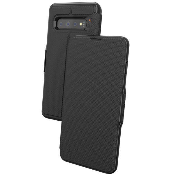 ZAGG Étui de téléphone portefeuille Oxford Galaxy S10 - Noir