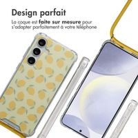 imoshion Coque Design avec cordon Samsung Galaxy S24 - Citrus Dream