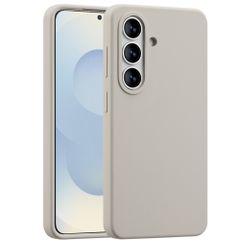 Accezz Coque Liquid Silicone avec MagSafe Samsung Galaxy S26 - Stone