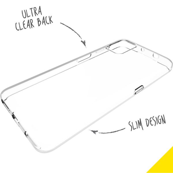 Accezz Coque Clear Motorola Moto G9 Plus - Transparent