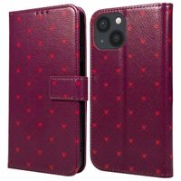 imoshion Étui de télephone portefeuille Design Apple iPhone 13 - Crush Check Coral Dust