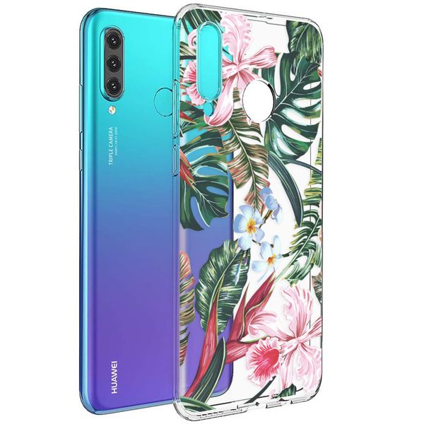 imoshion Coque Design Huawei P30 Lite - Jungle - Vert / Rose