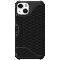 UAG Etui de téléphone portefeuille Metropolis Apple iPhone 13 - Kevlar Black