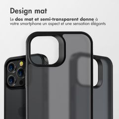 Accezz Coque Givrée Robuste Apple iPhone 14 Pro - Noir