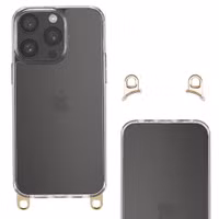 Selencia Coque arrière avec crochets amovibles Apple iPhone 15 Pro Max - Transparent