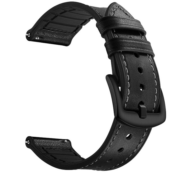 imoshion Bracelet en cuir Watch 46/Gear S3 Frontier/Watch3 45