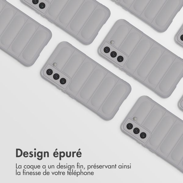 imoshion Coque arrière EasyGrip Samsung Galaxy S22 - Gris