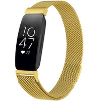 imoshion Bracelet magnétique milanais Fitbit Inspire - Taille S - Dorée