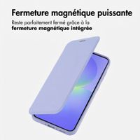 imoshion Bookcase transparente avec MagSafe Samsung Galaxy A37 (5G) - Lilas