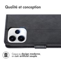 imoshion Étui de télephone portefeuille de luxe Oppo Reno15 (5G) - Noir