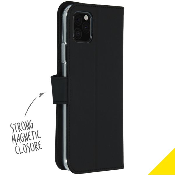 Accezz Étui de télephone Wallet Apple iPhone 11 Pro Max - Noir