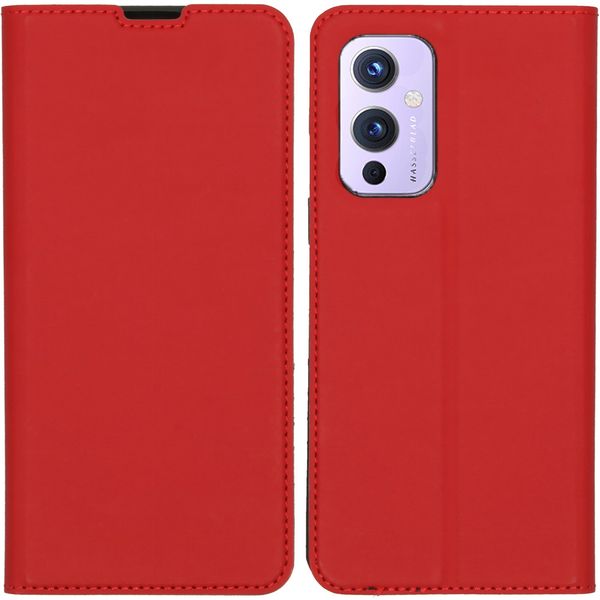 imoshion Étui de téléphone Slim Folio OnePlus 9 - Rouge