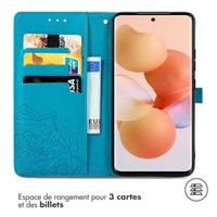 imoshion Etui de téléphone portefeuille Mandala Xiaomi 12T (Pro) - Turquoise