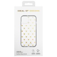 iDeal of Sweden Coque arrière Mirror Apple iPhone 14 / 13 - Golden Hearts