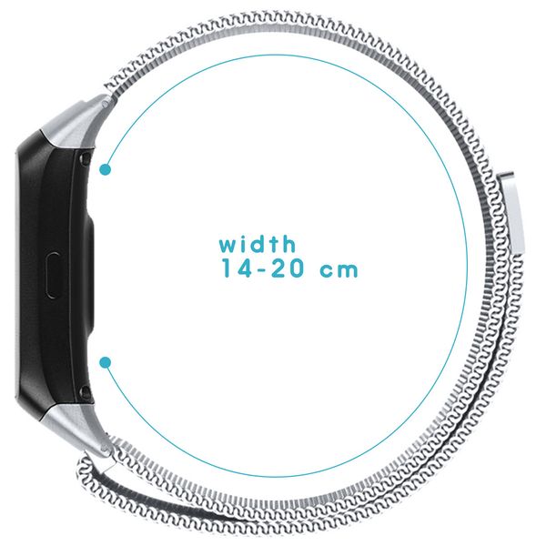 imoshion Milanais Watch bracelet Samsung Galaxy Fit - Argent