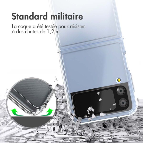 Accezz Coque Xtreme Impact Samsung Galaxy Z Flip 4 - Transparent