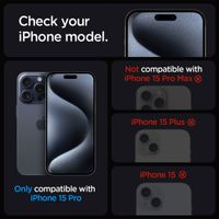 Spigen EZ Fit GLAS.tR avec plateau d'installation - Verre de confidentialité - 1 pack Apple iPhone 15 Pro