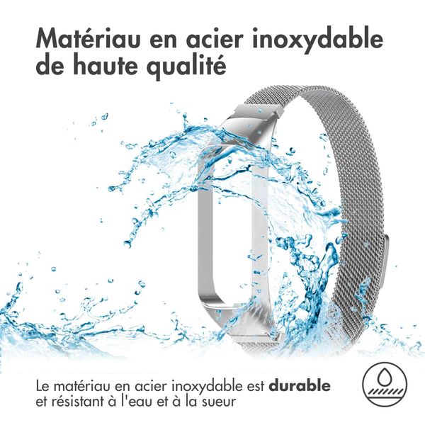 imoshion Bracelet magnétique milanais Samsung Galaxy Fit 2 - Argent