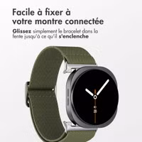imoshion Bracelet en nylon élastique Samsung Galaxy Watch 8 (Classic) - 40 / 44 / 46mm - Vert