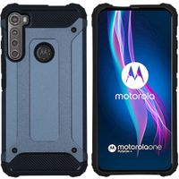 imoshion Coque Rugged Xtreme Motorola One Fusion Plus - Bleu foncé