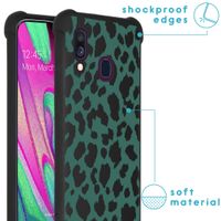 imoshion Coque Design avec cordon Samsung Galaxy A40 - Panther Illustration