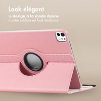 imoshion Coque tablette rotatif à 360° Apple iPad Air 11 pouces (2026) M4 / (2025) M3 / (2024) M2 / Air 5 (2022) / Air 4 (2020) / Pro 11 (2018/2020) - Rose