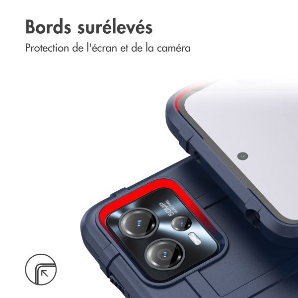 imoshion Coque Arrière Rugged Shield Motorola Moto G13 - Bleu foncé