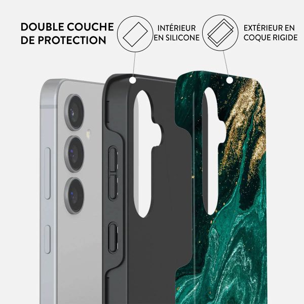 Burga Coque arrière Tough Samsung Galaxy S24 Plus - Emerald Pool