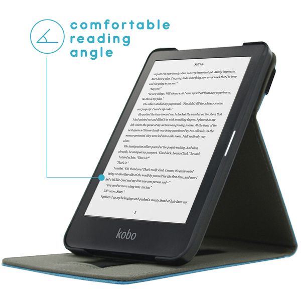 imoshion Étui á rabat Kobo Clara HD - Bleu clair