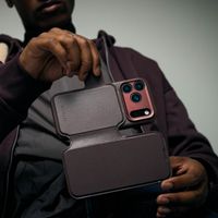 Decoded Portefeuille détachable 2 en 1 en cuir MagSafe Apple iPhone 17 Pro Max - Noir