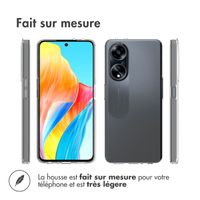 Accezz Coque Clear pour Oppo A98 - Transparent